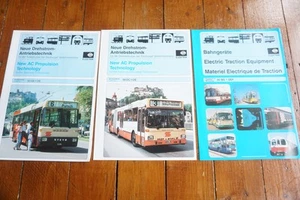 Kiepe Elektrik Bus Tram Brochures x3 - Picture 1 of 4