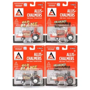 ERTL Set 1/64 Allis Chalmers Old Flame & Milwaukee Mudder Pulling Tractors 37958 - Picture 1 of 7
