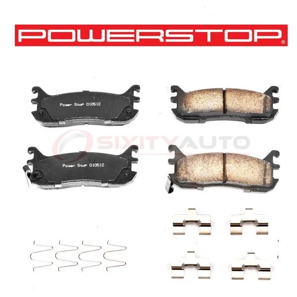 PowerStop Rear Disc Brake Pad & Hardware Kit for 1995-1998 Mazda Protege - ln — 第 1/4 张图片