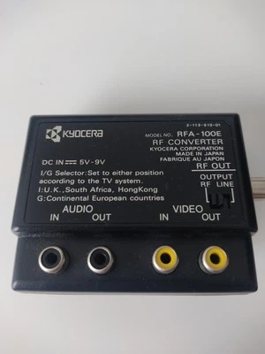 Kyocera RF Converter  RFA-100E Modulator Adapter - Bild 1 von 4