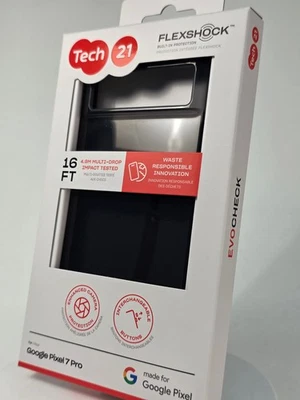 Lot of Tech21 EvoCheck Cases for Google Pixel 7 Pro - Smoke Black - New - Image 1 of 4