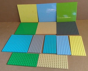 Original LEGO Plates Assorted Colors and Size (13-pieces) - Picture 1 of 16