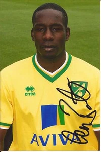 NORWICH * LEON BARNETT SIGNED 6x4 PORTRAIT PHOTO+COA - Picture 1 of 1