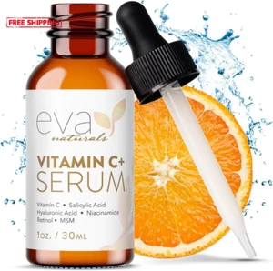 Vitamin C Face Serum with Hyaluronic Acid - anti Aging Serum - Reduce Dark Spots - Picture 1 of 15