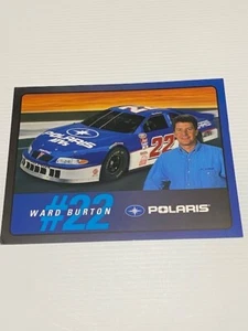 Vintage 2000 Ward Burton Nascar Postcard / Handout - Picture 1 of 2