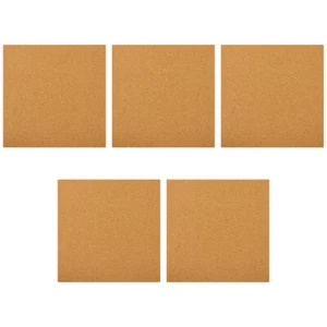 5 Pcs Soundproof Cork Paper Decorative Bulletin Board Boards Work - Picture 1 of 12