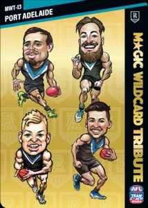 Entrenador de equipo AFL 2024 ORO Magic Wildcard Tribute MWT-13 PUERTO ADELAIDE POWER - Imagen 1 de 2