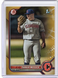 Parker Messick 2022 Bowman Draft First BD-71 Gold Paper /50 Guardians