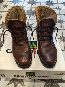 Vintage La Canadienne Gaby Footware BrownBoots 'Jack' Women's US 9.5 - Picture 1 of 11