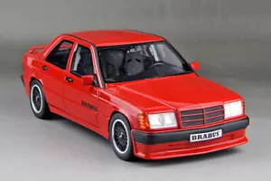 OTTO Benz Brabus 190E 3.6S W 201 Resin Diecast 1/18 Model Car Collection Red NIB - Picture 1 of 10