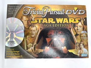 Trivial Pursuit DVD Star Wars Saga Edition gioco da tavolo completo alcune parti sigillate - Foto 1 di 11