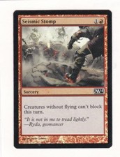 MTG: M2014: Foil: Seismic Stomp