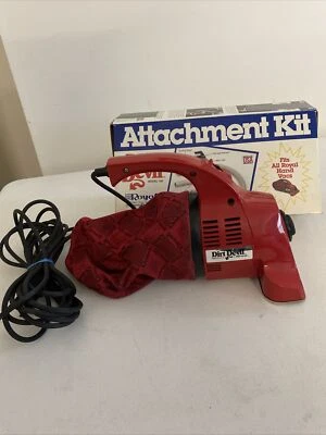VTG Royal Dirt Devil Hand Vac Vacuum Model 103 Made In USA w Attachments-Tested - Image 1 of 4
