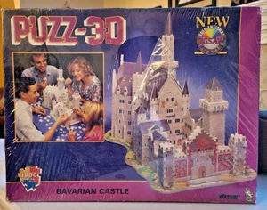 WREBBIT PUZZ-3D 801 BAVARIAN CASTLE-1000 PIECES-NEW IN SEALED BOX - Picture 1 of 2