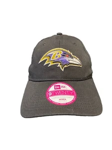 New Era 9Twenty Women's Cap NFL Baltimore Ravens Black Sideline Adjustable Hat - Picture 1 of 9