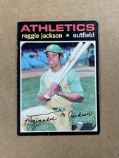 1971 Topps Reggie Jackson #20 Baseball Card Oakland Athletics MLB Vintage HOF