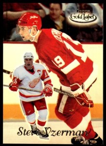 2000-01 Topps Gold Label Steve Yzerman Detroit Red Wings #4