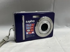 Sanyo 12 MP VPC-S1275PU Purple Digital Camera TESTED & WORKING (Camera Only) - Picture 1 of 10