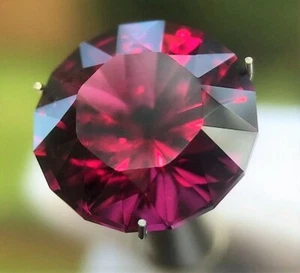 RHODOLITE GARNET RED PINK ROUND CUT GEM AFRICAN GENUINE NATURAL FACETED NICE 4mm - Picture 1 of 7