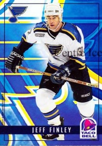 1999-00 St. Louis Blues Taco Bell #10 Jeff Finley