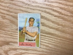 1954 Bowman Baseball Gene Woodling New York Yankees Card #209