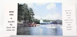 Mixed Pines Resort Brochure. On Big Round Lake, Hayward, Wisconsin - Picture 1 of 5