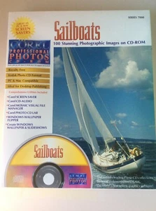 Corel Vintage Professional Photos CD-ROM "Sail Boats " series 7000 - Picture 1 of 2