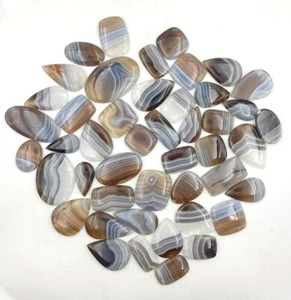 Natural Bostwana Agate Loose Gemstone Lot Agate Stone Wholesale Lot 72464 - Picture 1 of 1