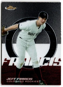 2005 Finest Jeff Francis Colorado Rockies #9 - Picture 1 of 2