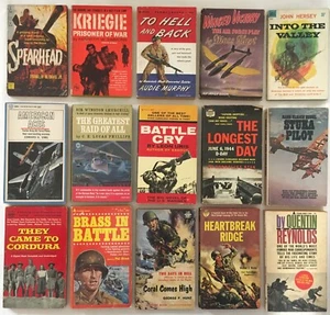 Historical Military War Paperback Books Lot of 17 - WW2 / Vietnam / Korea - Picture 1 of 14