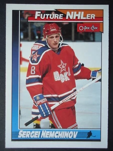 NHL 514 Sergei Nemchinov New York Rangers O-Pee-Chee 1991/92 - Bild 1 von 1