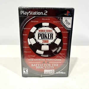 WORLD SERIES OF POKER 2008 THE OFFICIAL VIDEO GAME PS2 PLAYSTATION 2 NEW SEALED - Picture 1 of 4