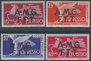 1947-48 TRIESTE A ESPRESSO DEMOCRATICA 4 VALORI MH * - ED258 - Picture 1 of 1