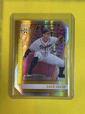 2021 Panini Elite Extra Edition Aspirations Gold Die-Cut /24 Zack Gelof #60