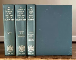 The Compact Edition of The Oxford English Dictionary - Picture 1 of 1
