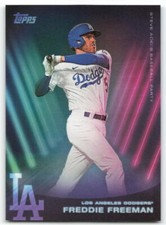 2022 Topps x Steve Aoki Baseball Party Freddie Freeman Los Angeles Dodgers