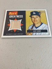 2005 Bowman Heritage Pieces of Greatness Jeff Kent #PG-JK