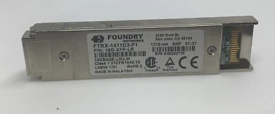Foundry Networks FTRX-1411D3-F1 10GBASE LR/LW 1310nm - Image 1 of 4