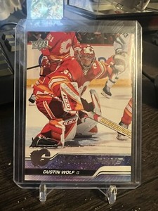 2023-24 Upper Deck Series 1 - Young Guns #210 Dustin Wolf (RC)