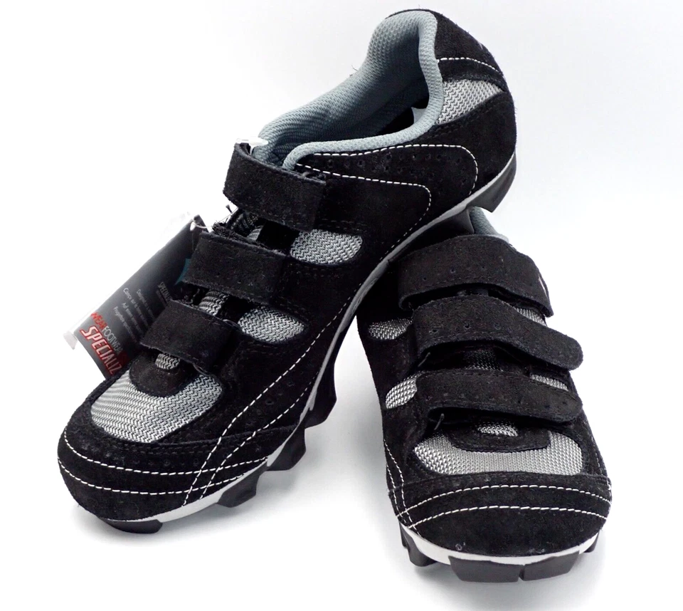 Zapatos de ciclismo especializados Riata MTB para mujer talla 7 negros cuerpo geometría BG ciclismo Foto 1 de 4