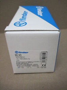 Finder 90,20 DIN Halterung Relaisbuchse 10A 250V 8pin 2CO - DPDT ***BOX MIT 10*** - Bild 1 von 8