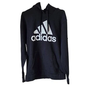 Adidas Golf Black Graphic Pull Over Hoodie with Kangaroo Pocket - Picture 1 of 4