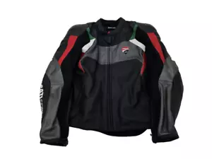 Ducati Corse C3 MENS LEATHER JACKET JACKET SIZE 50 CD 981037650C NEW ORIG - Picture 1 of 5