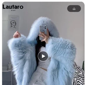 SCHÖNE WEICHE WARME MODISCHE MODISCHE KUNSTFELL JACKE MANTEL CASUAL - Bild 1 von 25