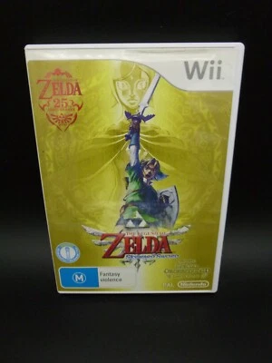 The Legend of Zelda Skyward Sword Nintendo Wii Pal Completo con tarjeta de club FreePost Foto 1 de 3