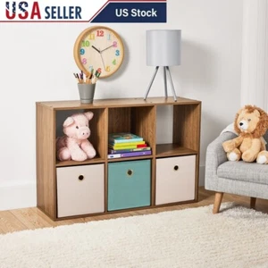 6-Cube Storage Organizer Bookcase Efficient Space Saver Office Home Living Room - Picture 1 of 11