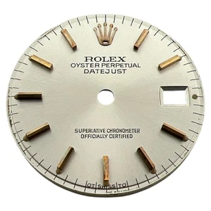 Original Rolex Oyster Perpetual Datejust 26mm Zifferblatt Silber & Gold 6917 - Bild 1 von 4