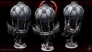 Heavenly Cannon Balloon 2(mobile) Terrain Scenery Tabletop Miniatures 28mm - Picture 1 of 2