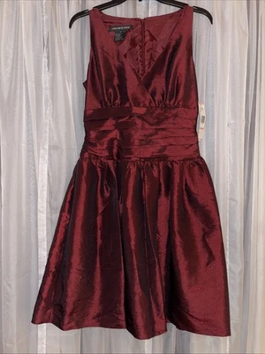 NWT Jones New York Taffeta Wrap Dress Sz 10 Elegant Formal Wear Special Occasion - Image 1 of 4