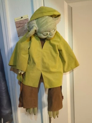 Mochila de Peluche Star Wars Yoda 24" Tamaño Natural Usable Cosplay Bolso Luke Skywalker Foto 1 de 4